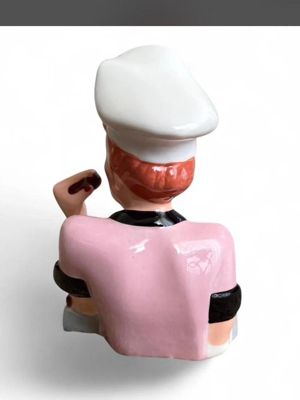 Vintage Style Pink Chef Salt & Pepper Shaker Set